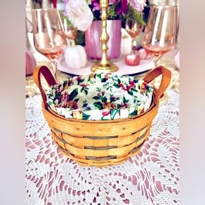 Vintage Small Round Longaberger Basket
